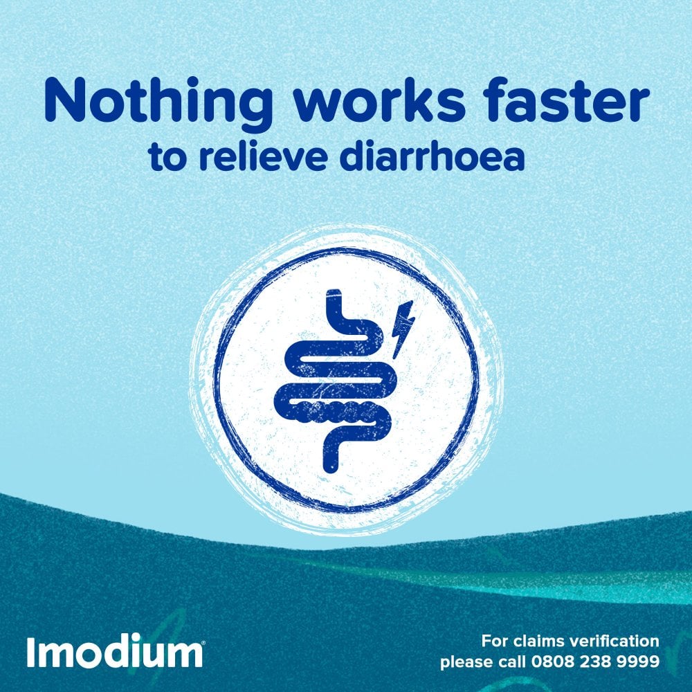 Imodium Dual Action Relief - 6 Tablets