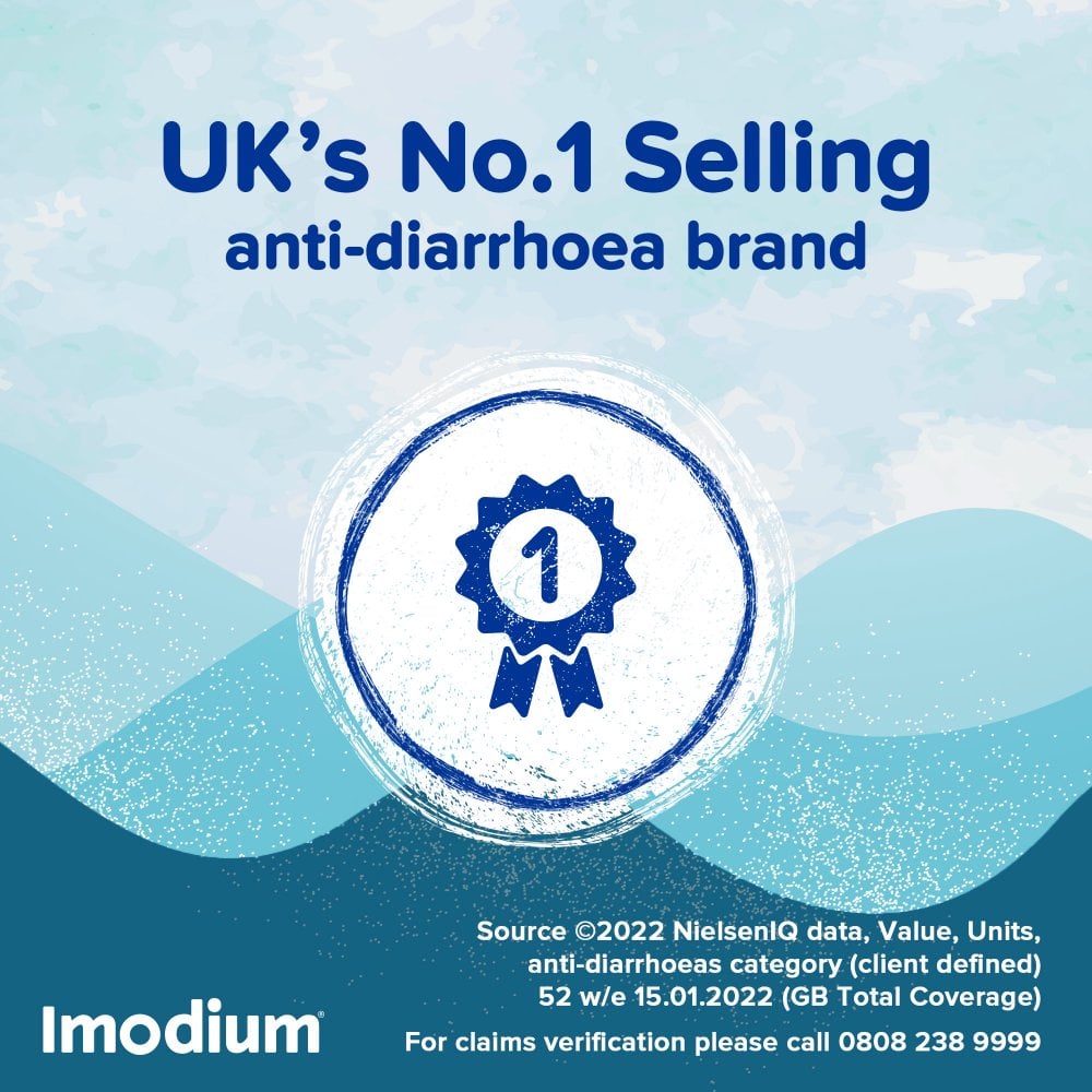 Imodium Dual Action Relief - 6 Tablets