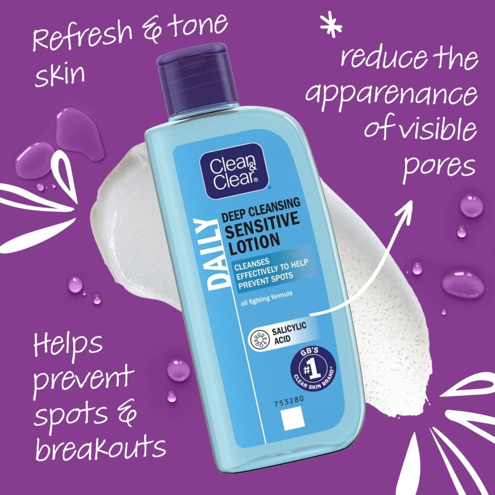 Clean & Clear Deep Cleansing Lotion Sensitive - 200ml