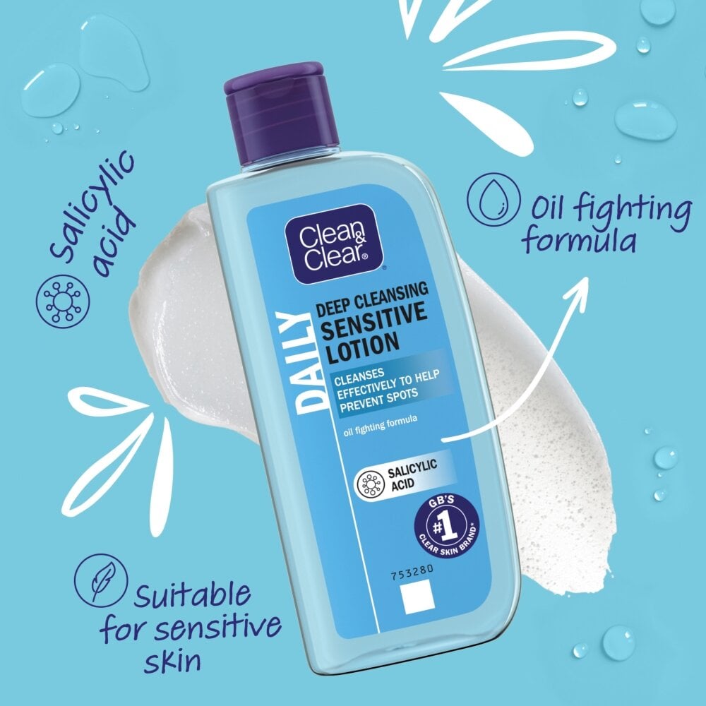 Clean & Clear Deep Cleansing Lotion Sensitive - 200ml