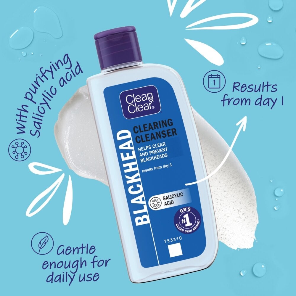 Clean & Clear Blackhead Clearing Cleanser - 200ml