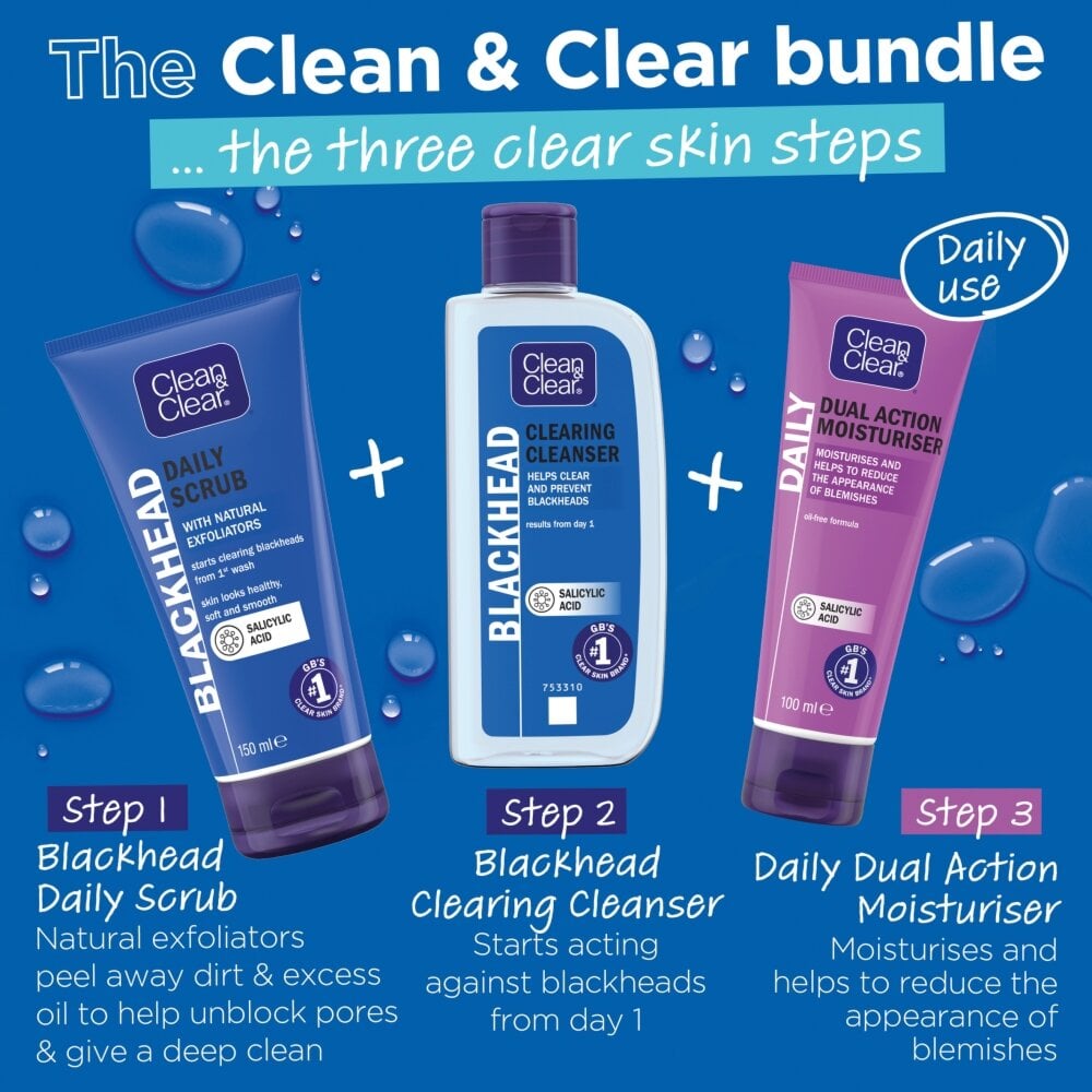 Clean & Clear Blackhead Clearing Cleanser - 200ml