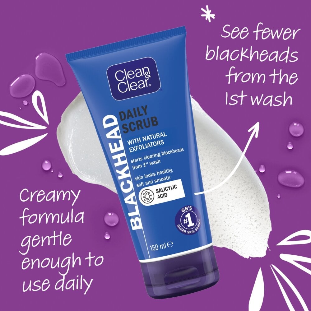 Clean & Clear Blackhead Clearing Daily Scrub - 150ml