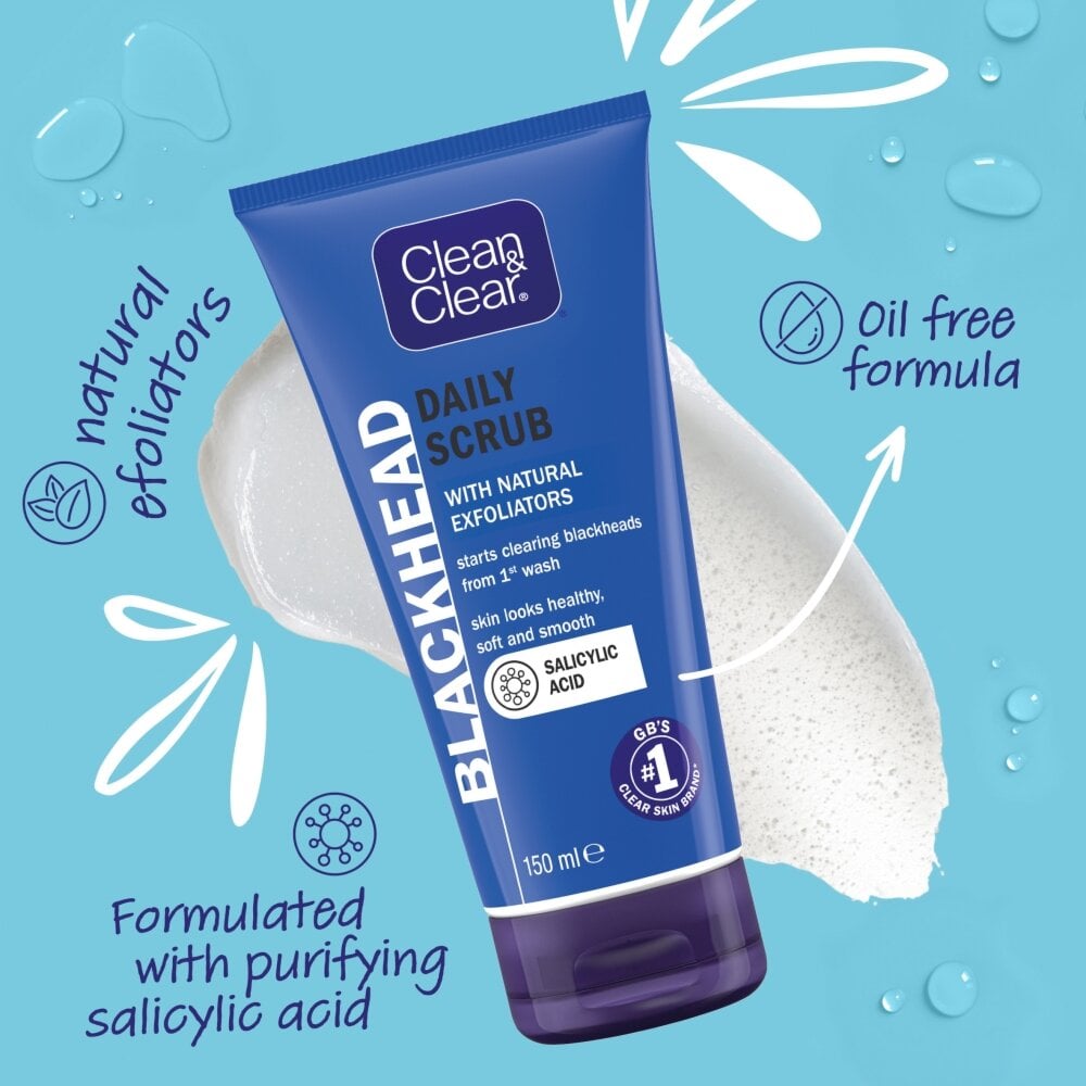 Clean & Clear Blackhead Clearing Daily Scrub - 150ml