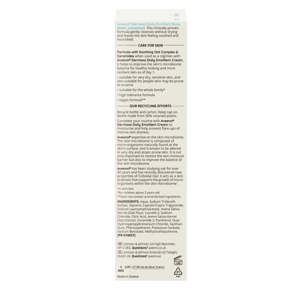 Aveeno Dermexa Daily Emollient Body Wash - 300ml