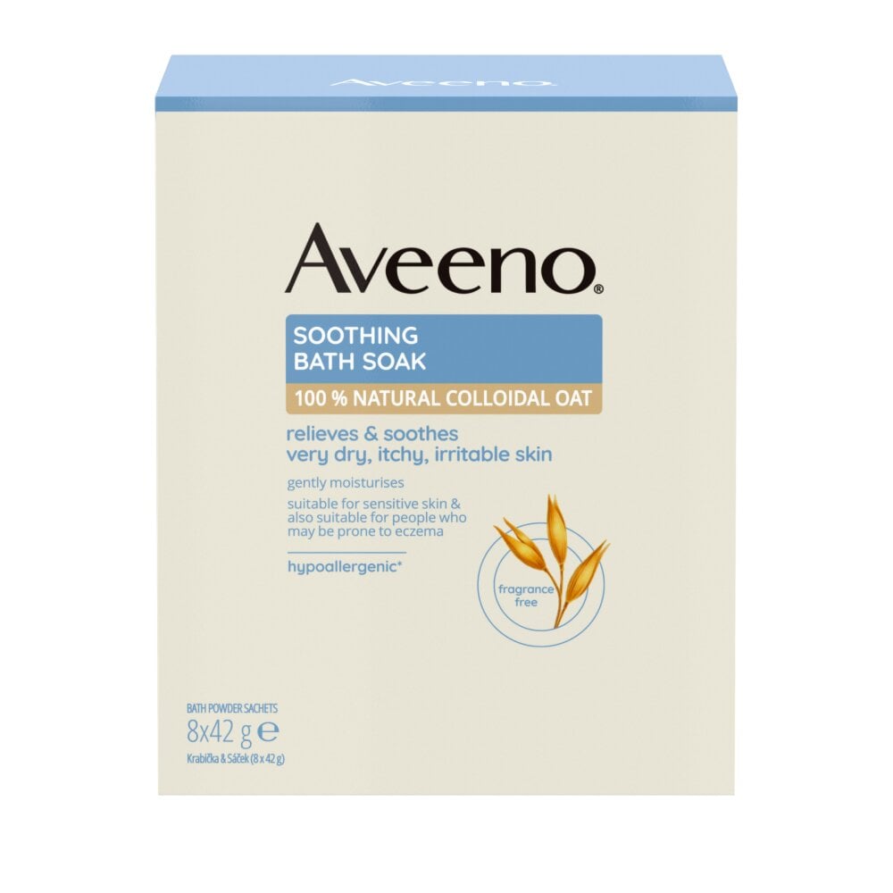 Aveeno Dermexa Soothing Oat Bath Soak Sachets - 42g - 8 Sachets