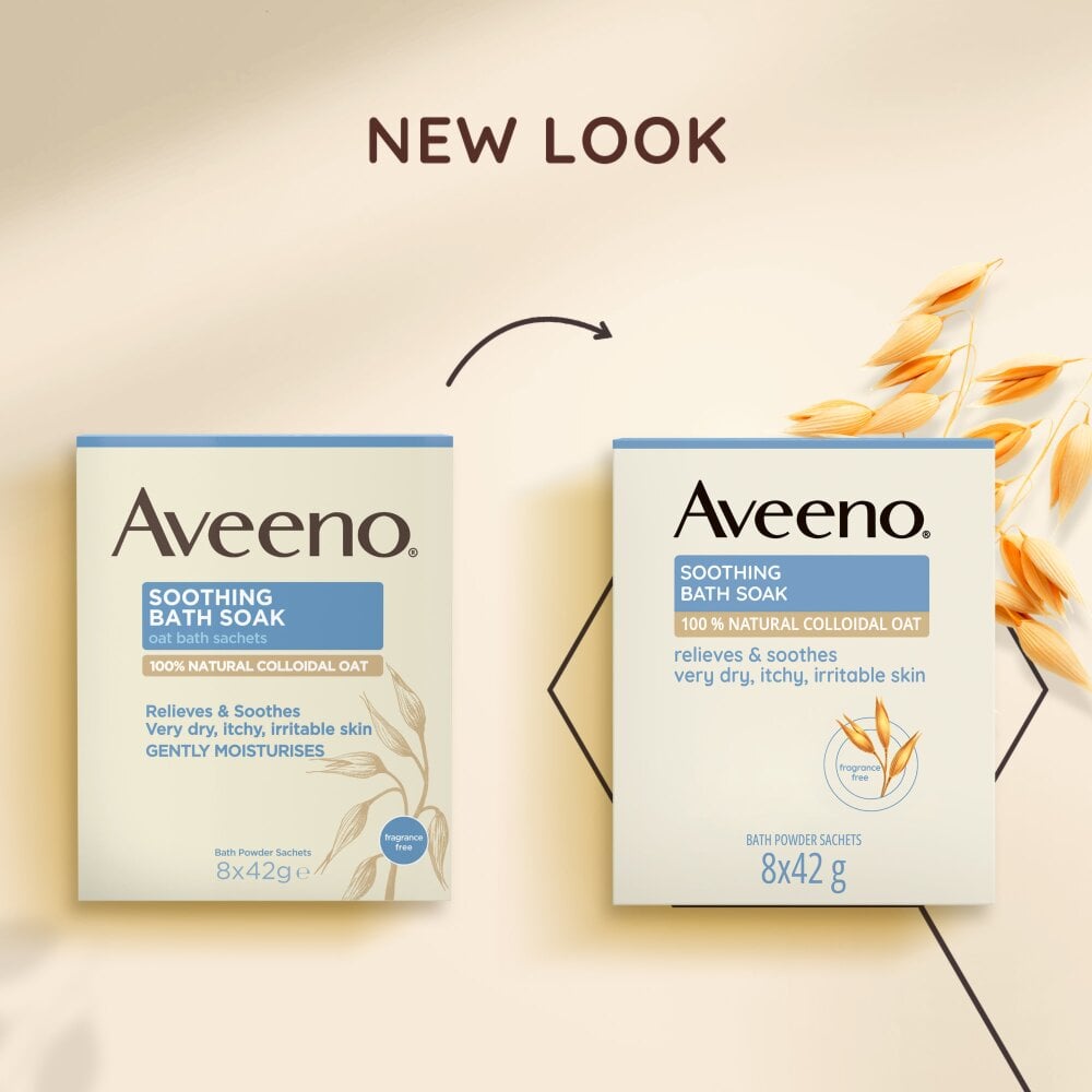 Aveeno Dermexa Soothing Oat Bath Soak Sachets - 42g - 8 Sachets