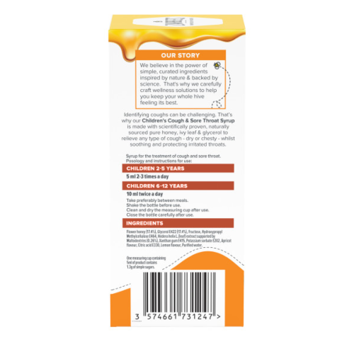 Zarbee's Children's Cough & Sore Throat Syrup - 100ml