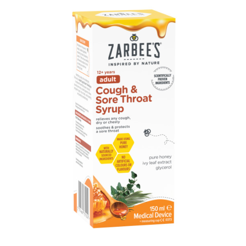 Zarbee's Adult Cough & Sore Throat Syrup - 150ml