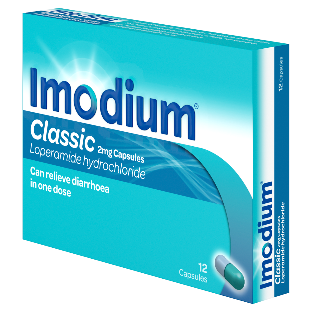 Imodium Classic 2mg - 12 Capsules