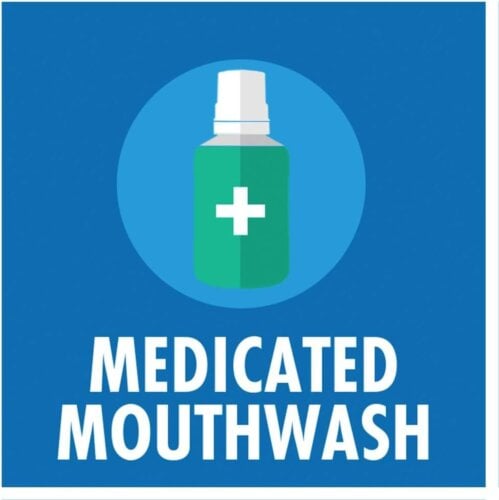 Colgate Peroxyl Medicated Mouthwash - 300ml - 4 Packs
