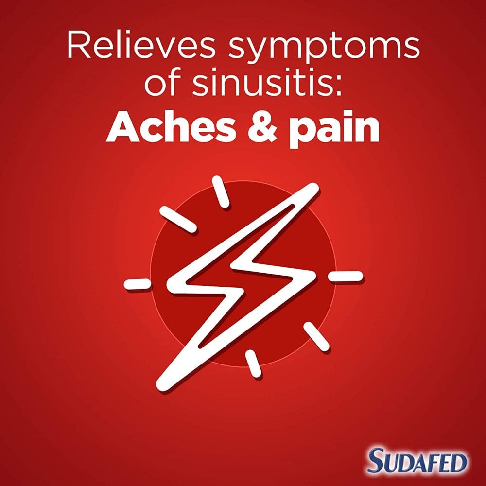 Sudafed Sinus Max Strength - 16 Capsules