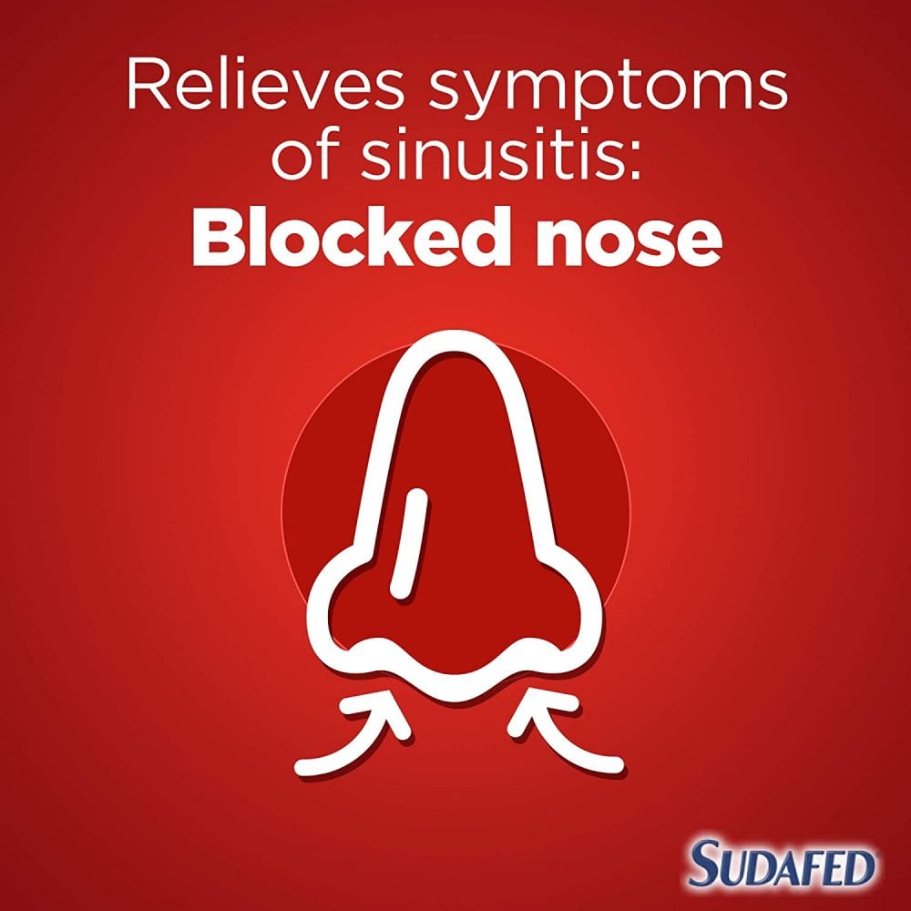 Sudafed Sinus Max Strength - 16 Capsules
