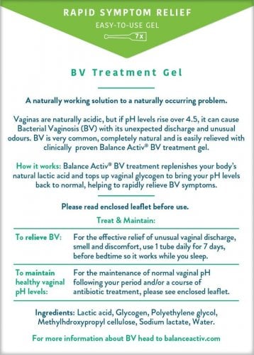 Balance Activ Bv Gel 5ml Single-Use - 7 Applicators