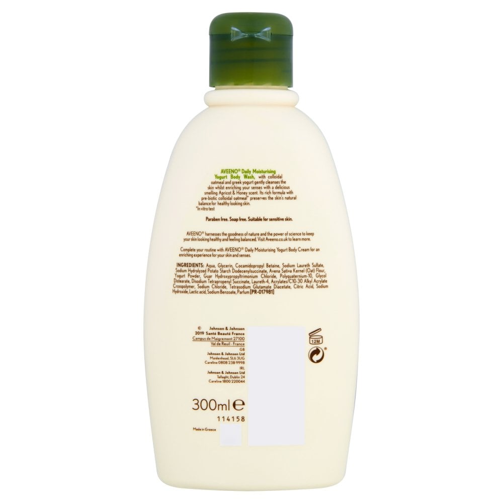 Aveeno Daily Moisturising Apricot and Honey Body Wash - 300ml
