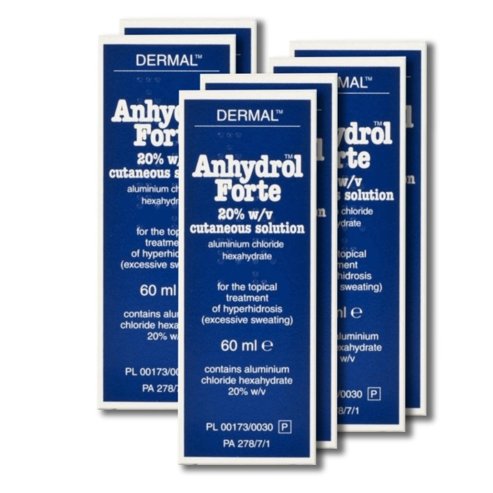 Anhydrol Forte Roll-On Solution - 60ml - 6 Packs