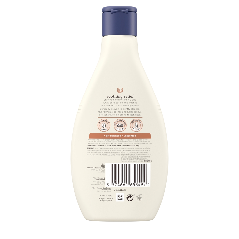 Aveeno Baby Soothing Relief Emollient Wash - 250ml