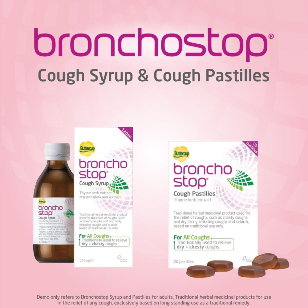 Buttercup BronchoStop Cough Pastilles - 20 Pastilles