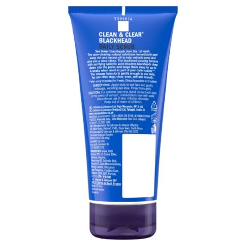Clean & Clear Blackhead Clearing Daily Scrub - 150ml