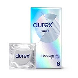 Durex Nude - 6 Condoms