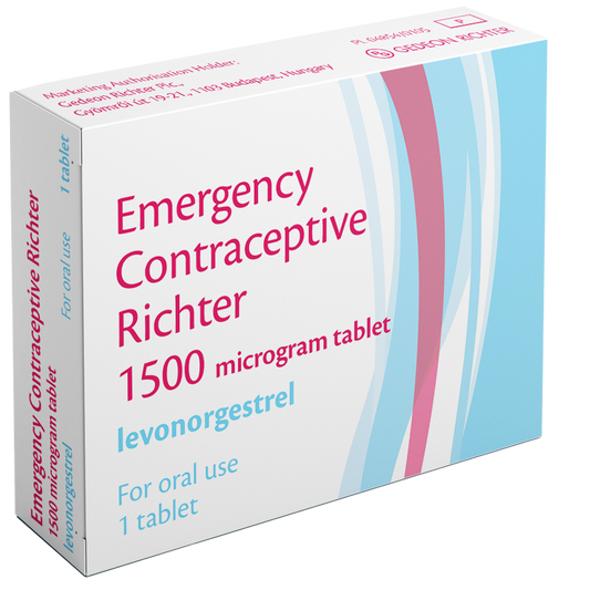 Emergency Contraceptive Richter 1500mcg - 1 Tablet