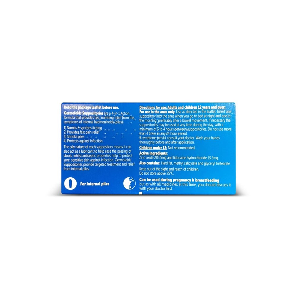 Germoloids - 12 Suppositories