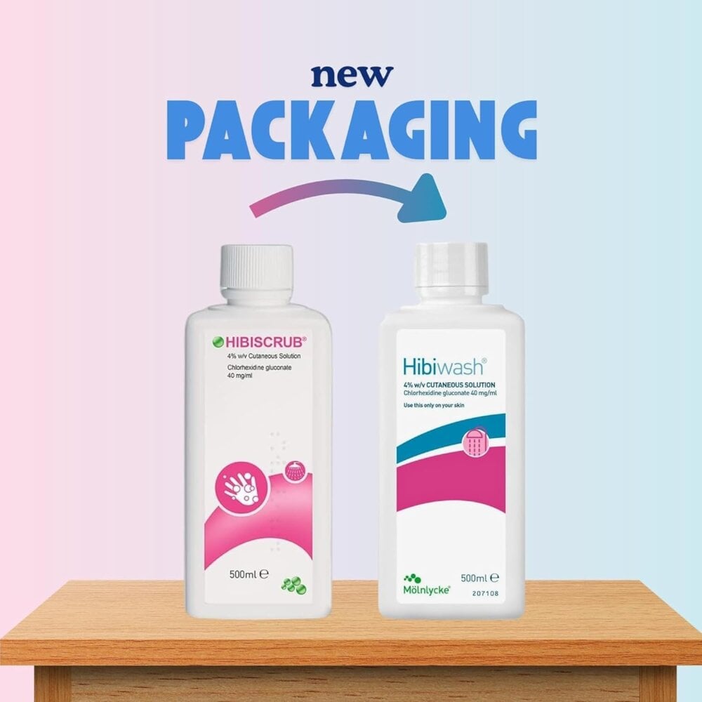 Hibiwash (Hibiscrub) Antimicrobial Skin Cleanser - 500ml