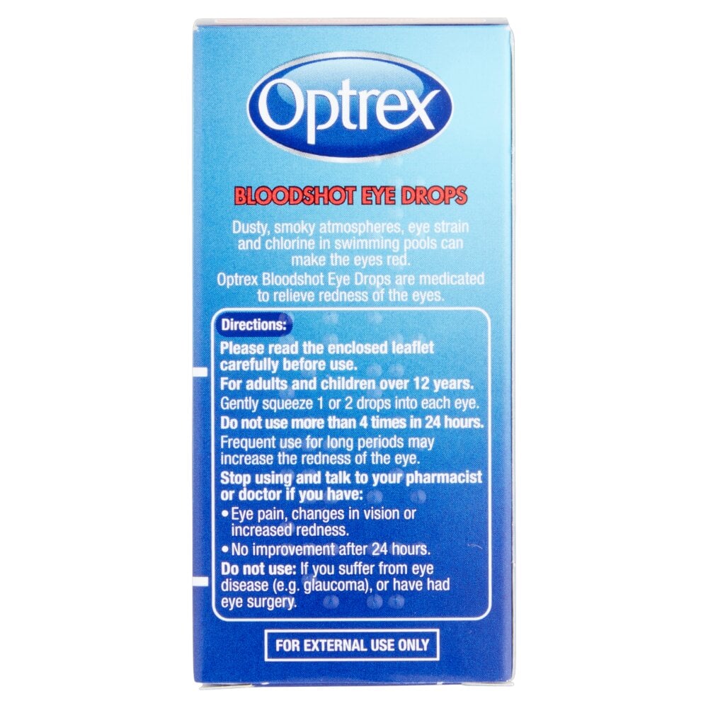 Optrex Bloodshot Eye Drops - 10ml - 3 Packs