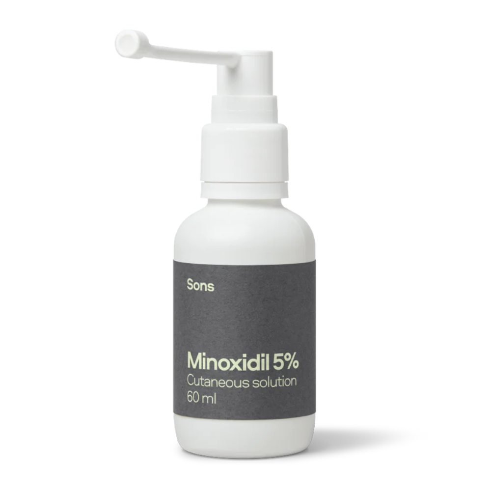 Sons Minoxidil 5% Cutaneous Solution - One Month Supply - 60ml