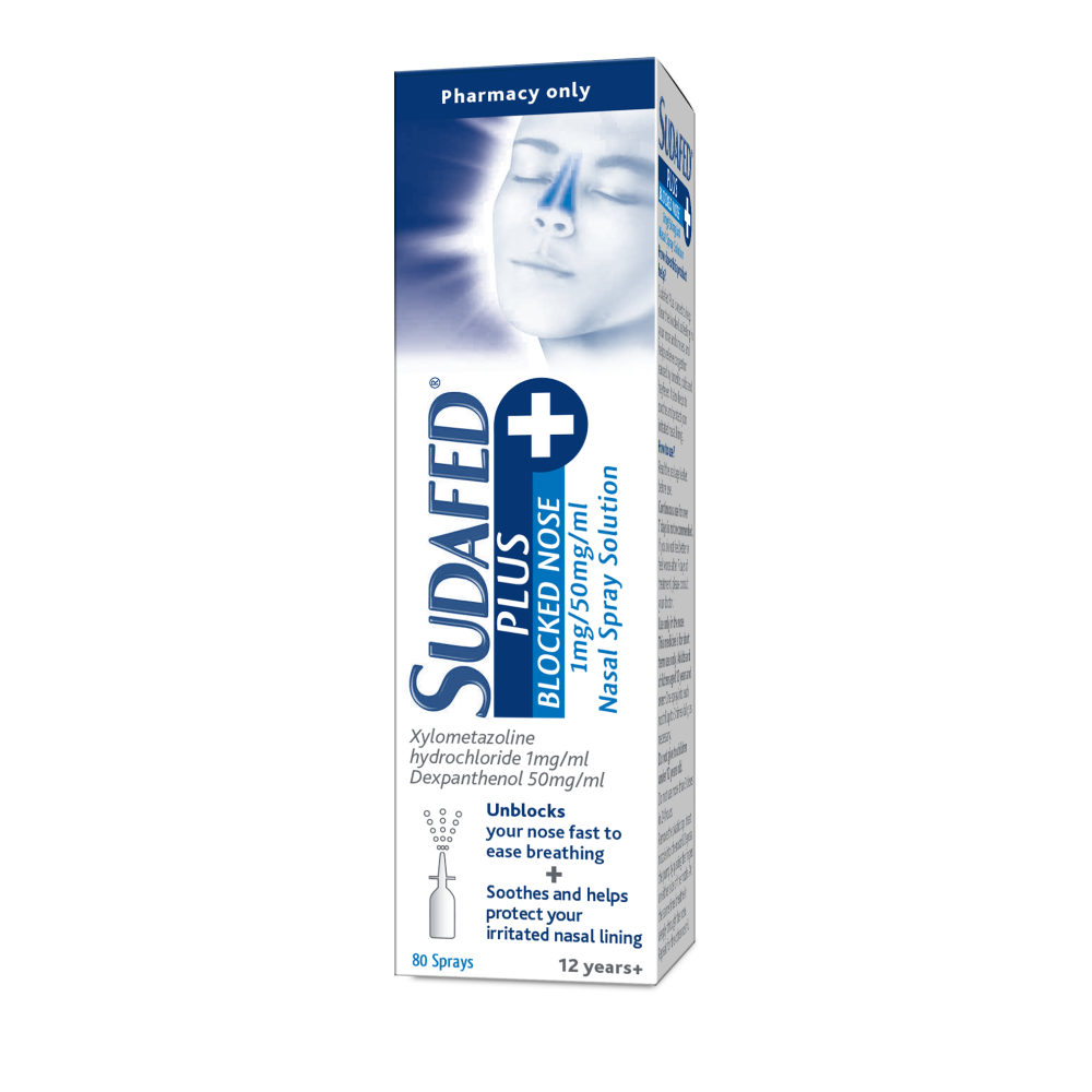 Sudafed Plus Blocked Nose Spray - 10ml