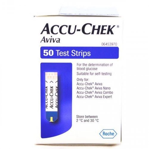 Accu-Chek Aviva Test Strips - 50 Testing Strips