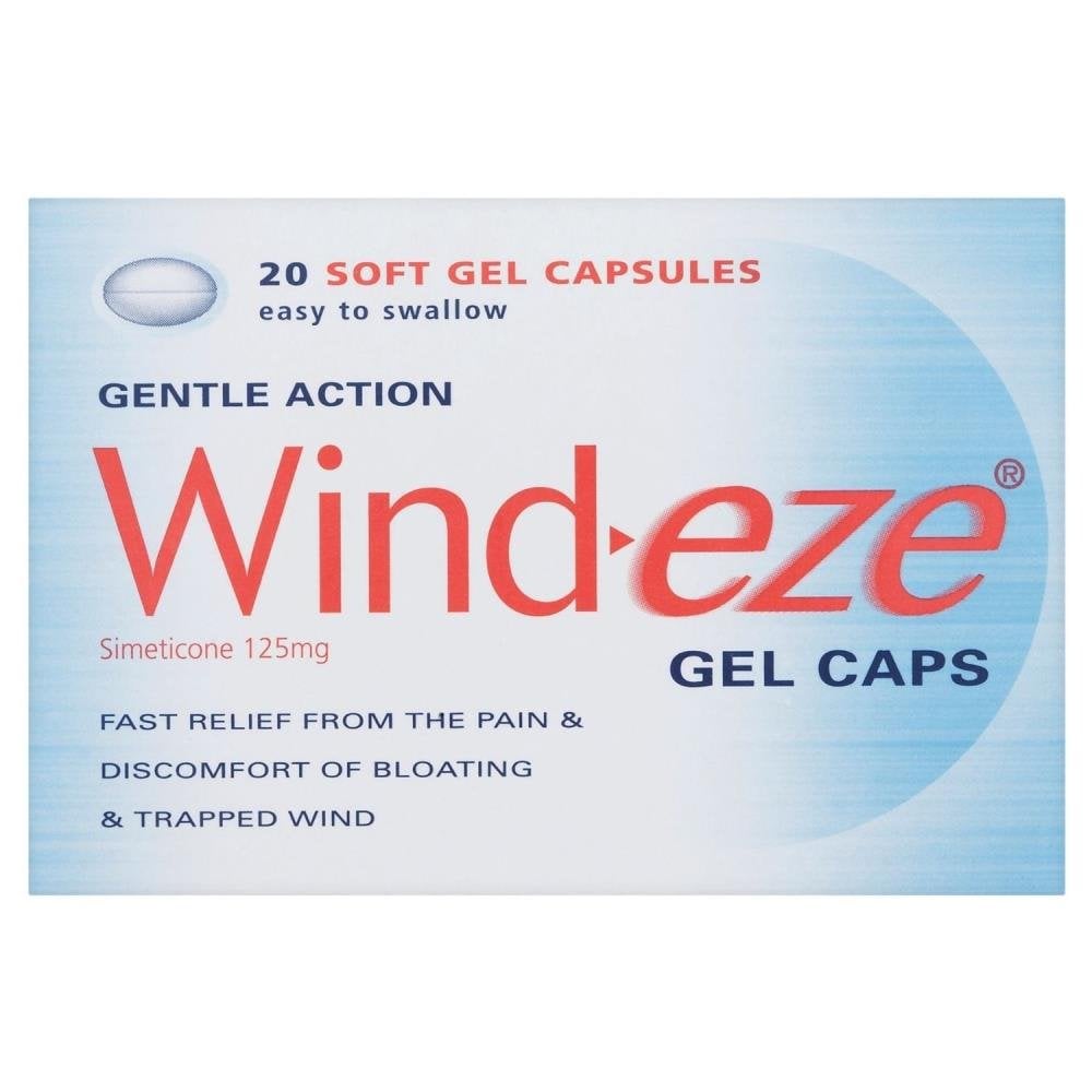 Wind-Eze - 20 Soft Gel Capsules product image - Fusion Pharmacy UK