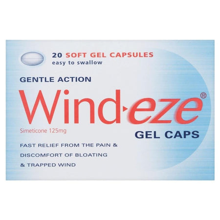 Wind-Eze - 20 Soft Gel Capsules product image - Fusion Pharmacy UK