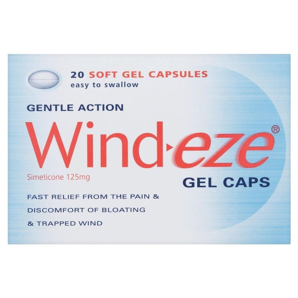 Wind-Eze - 20 Soft Gel Capsules product image - Fusion Pharmacy UK