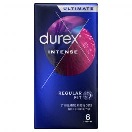 Durex Intense Ribbed & Dotted - 6 Condoms product image - Fusion Pharmacy UK