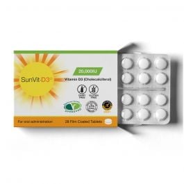 Sunvit D3 20000iu - 28 Tablets product image - Fusion Pharmacy UK