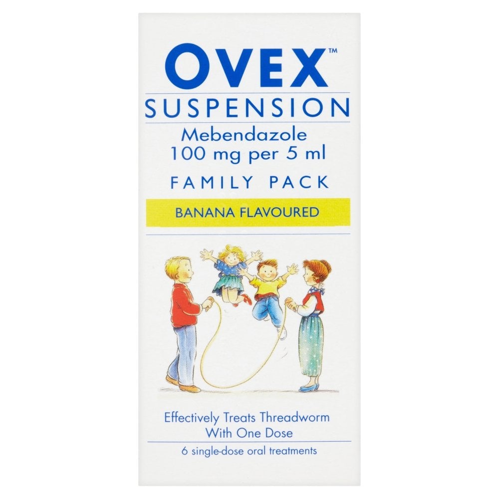 Ovex Suspension Family Pack - Banana - 30ml product image - Fusion Pharmacy UK