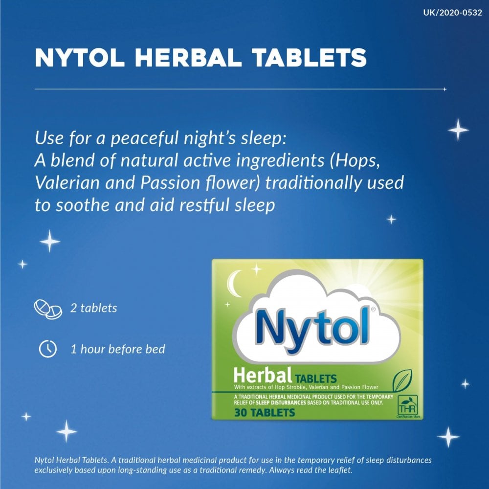 Nytol Herbal Night Time Sleep Aid - 30 Tablets