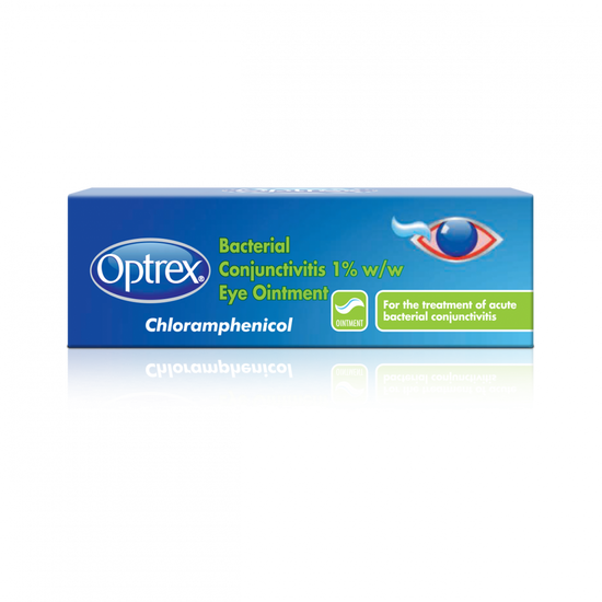 Optrex Bacterial Conjunctivitis Chloramphenicol 1% Ointment - 4g ...