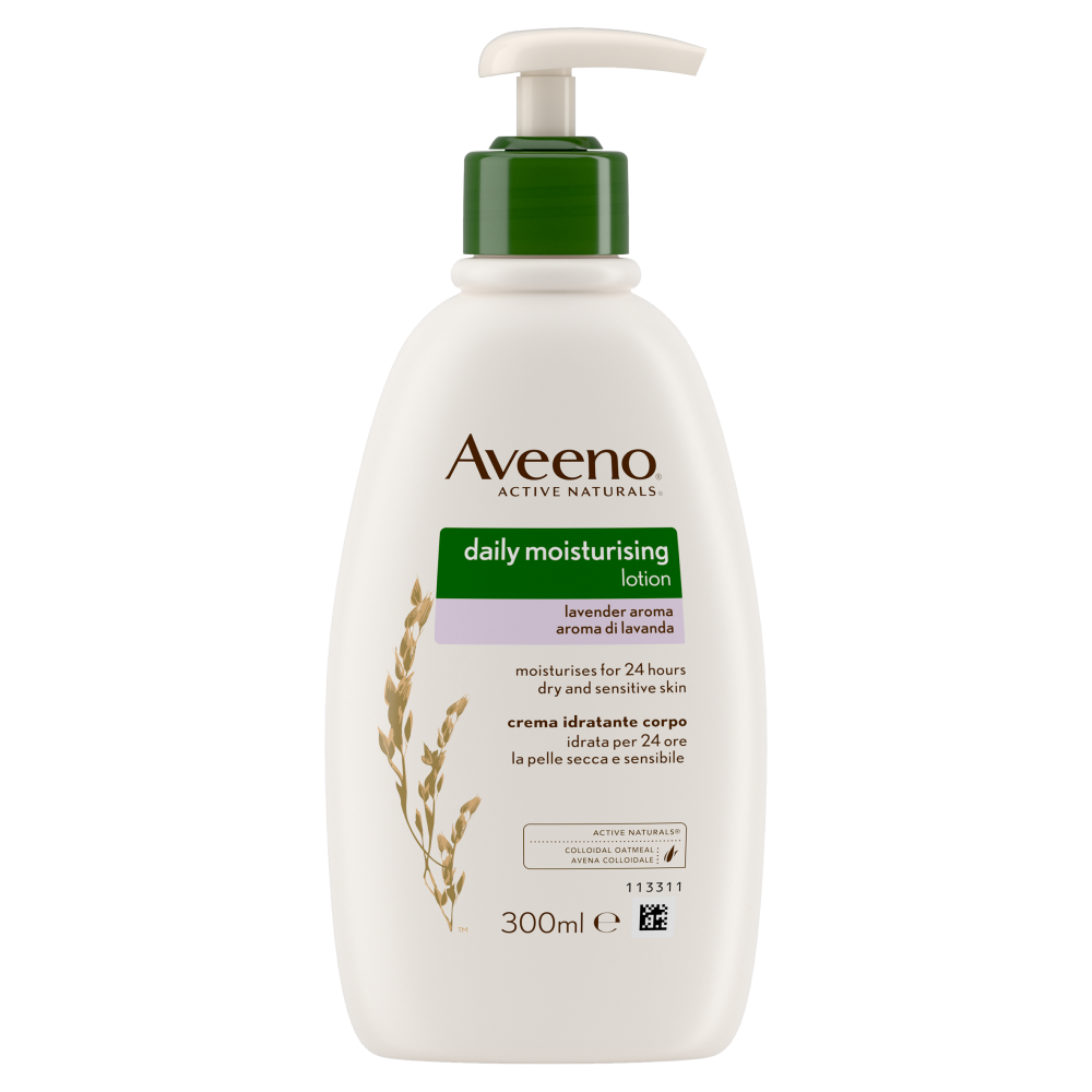 Aveeno Daily Moisturising Body Lotion With Lavender Aroma - 300ml product image - Fusion Pharmacy UK