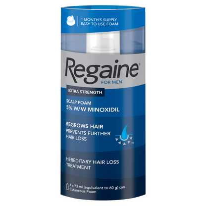 Regaine For Men Extra Strength Scalp Foam - One Month Supply - 73ml