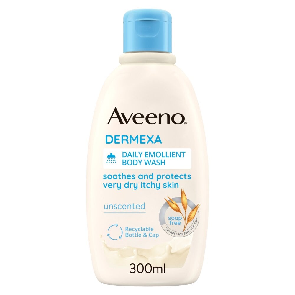 Aveeno Dermexa Daily Emollient Body Wash - 300ml product image - Fusion Pharmacy UK