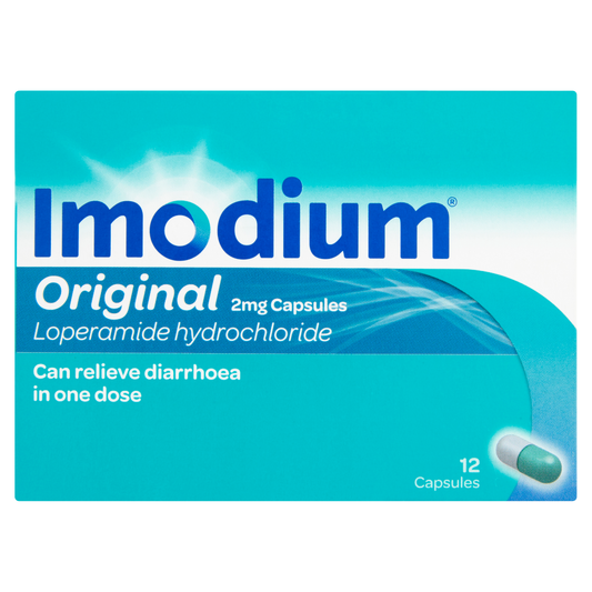Imodium Original 2mg - 12 Capsules