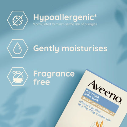 Aveeno Dermexa Soothing Oat Bath Soak Sachets - 42g - 8 Sachets