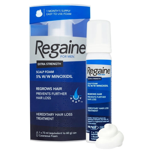 Regaine For Men Extra Strength Scalp Foam - One Month Supply - 73ml