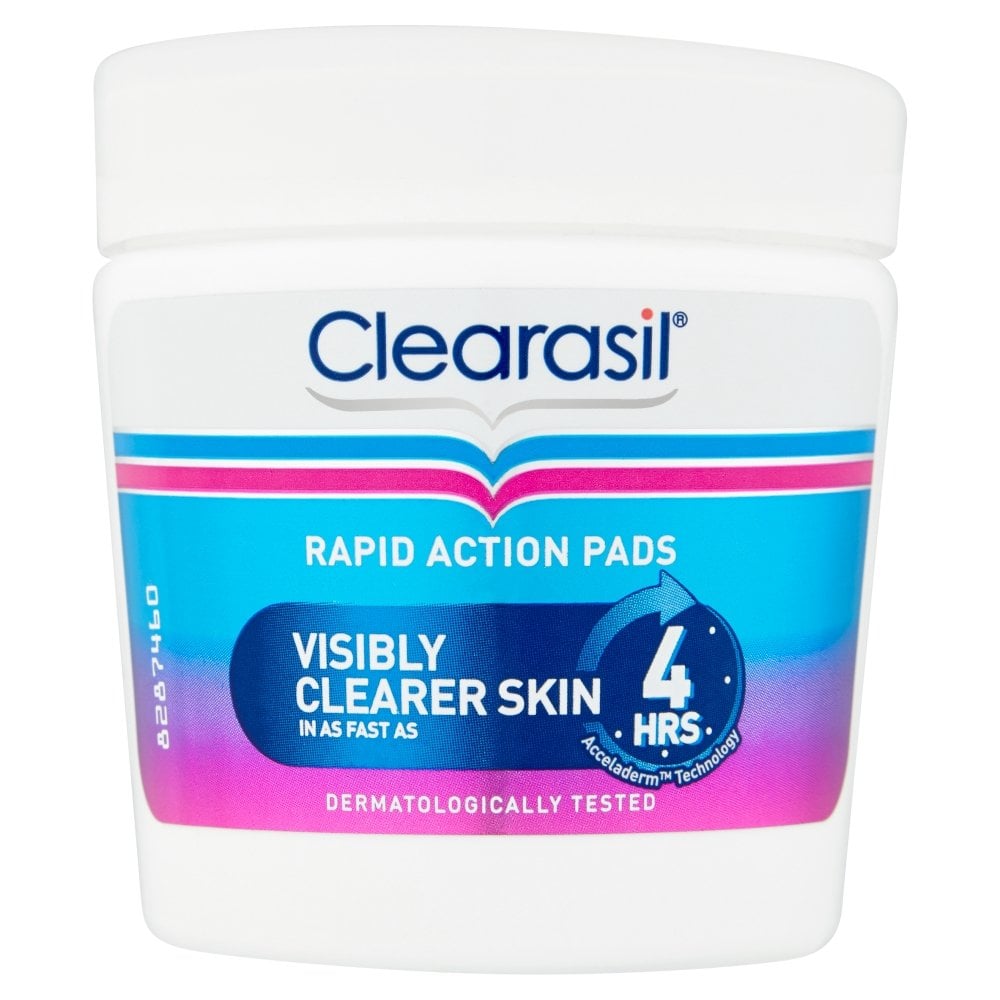 Clearasil Rapid Action Treatment Pads - 65 Pads product image - Fusion Pharmacy UK