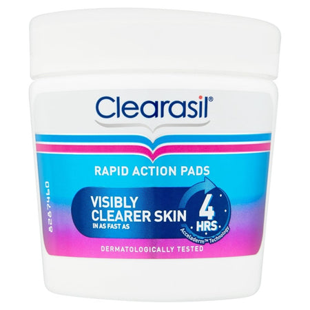 Clearasil Rapid Action Treatment Pads - 65 Pads product image - Fusion Pharmacy UK