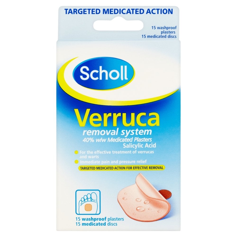 Scholl Verruca Removal System - 15 Plasters product image - Fusion Pharmacy UK