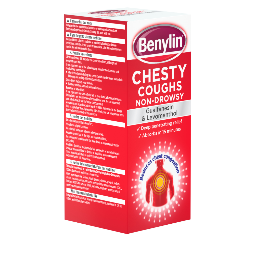 Benylin Chesty Coughs Non-Drowsy - 150ml