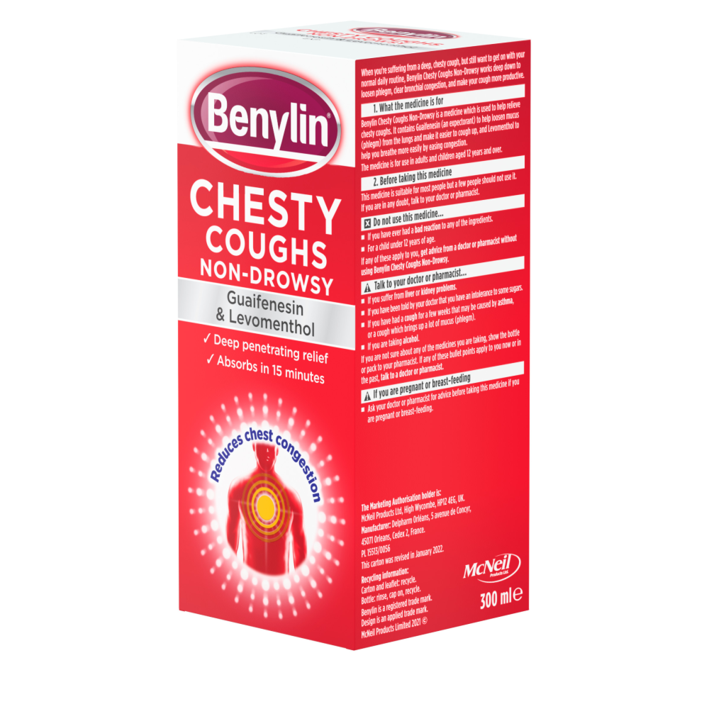 Benylin Chesty Coughs Non-Drowsy - 150ml